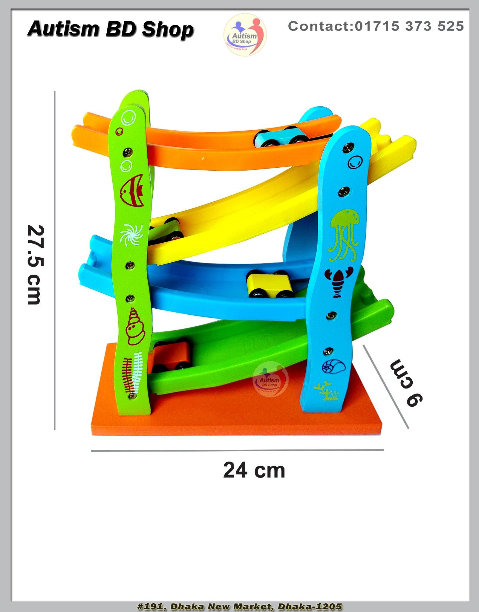 Autism BD Shop - 🔵 Price: ৳1099 ⭕️ Race Track Car Ramp...