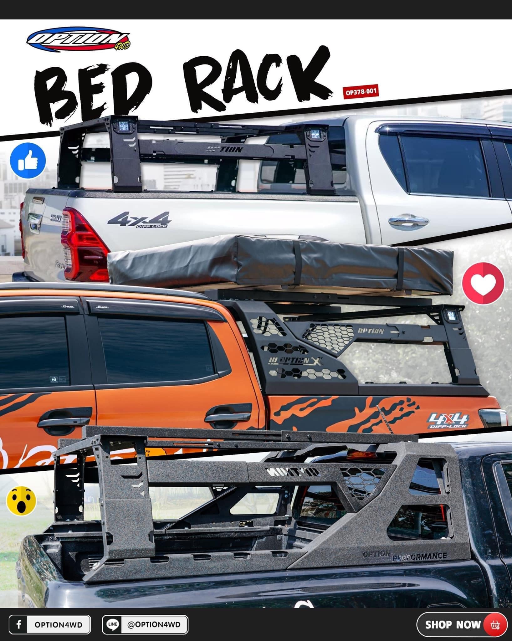 ชอบชุดไหนดีค่ะ🩵 👍 BED RACK... - PSR ประดับยนต์ Off Road 4x4