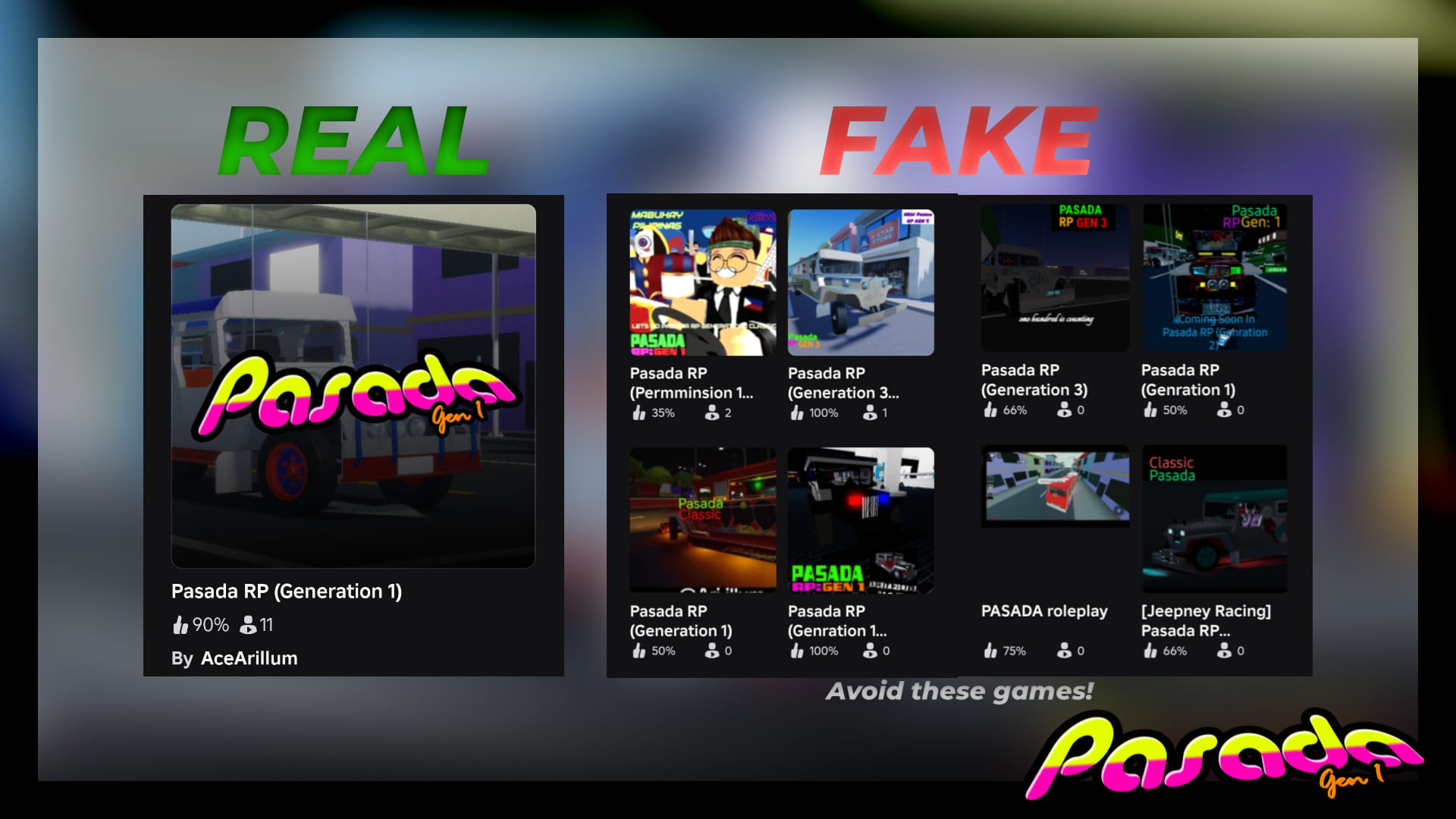 Pasada - - REAL VERSUS FAKE IN DEPTH COMPARISON Let's know the ...