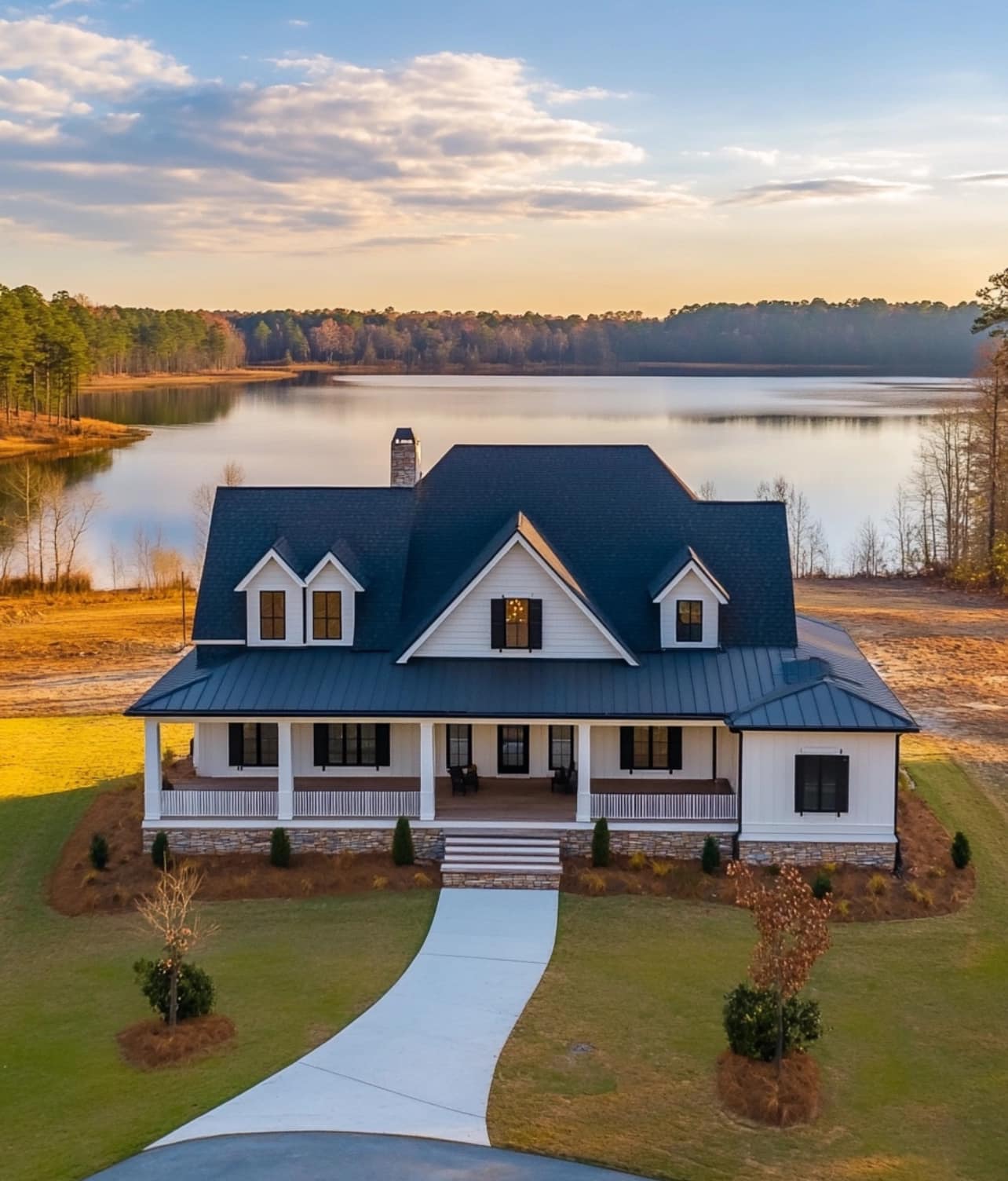 Farmhouse Dreams - A Farmhouse with wraparound porch is the Goal 😍🏠 ...