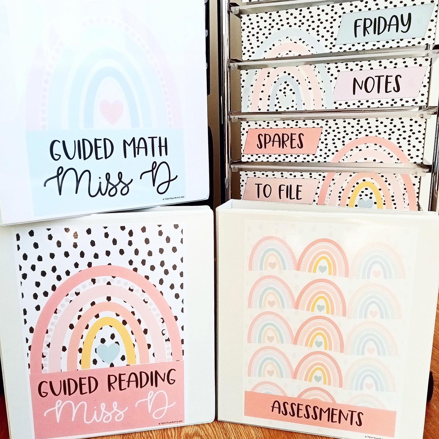 Happy Rainbow Trolley and Binder... - Tales From Miss D | Facebook