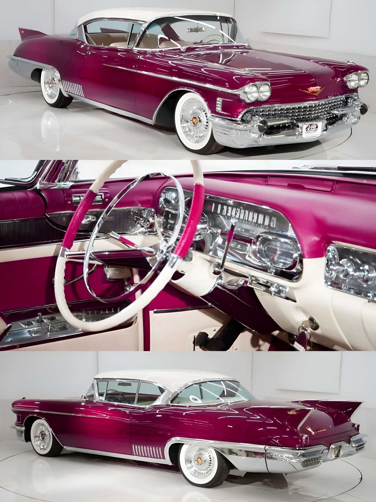 1958 Cadillac Eldorado Seville, designed by Harley Earl, one of 