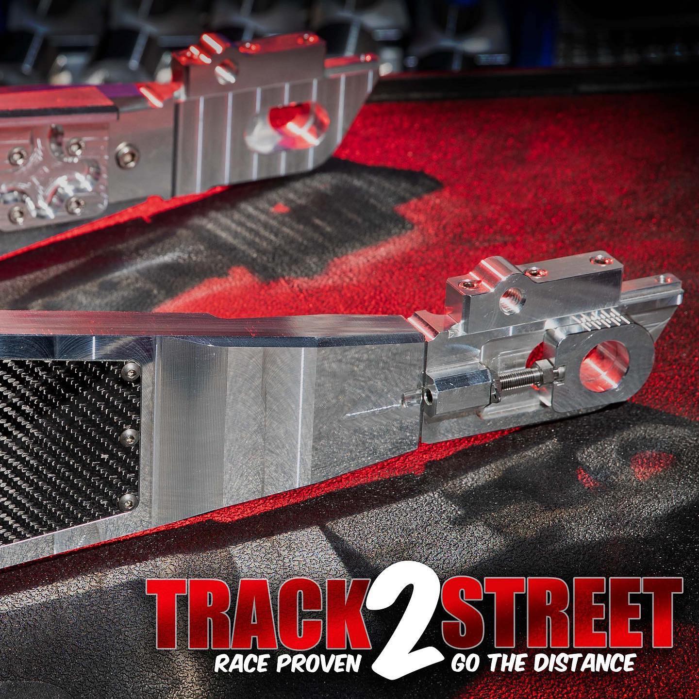 iy The Trask Billet Swing-Arm is race proven to increase rigidity and
