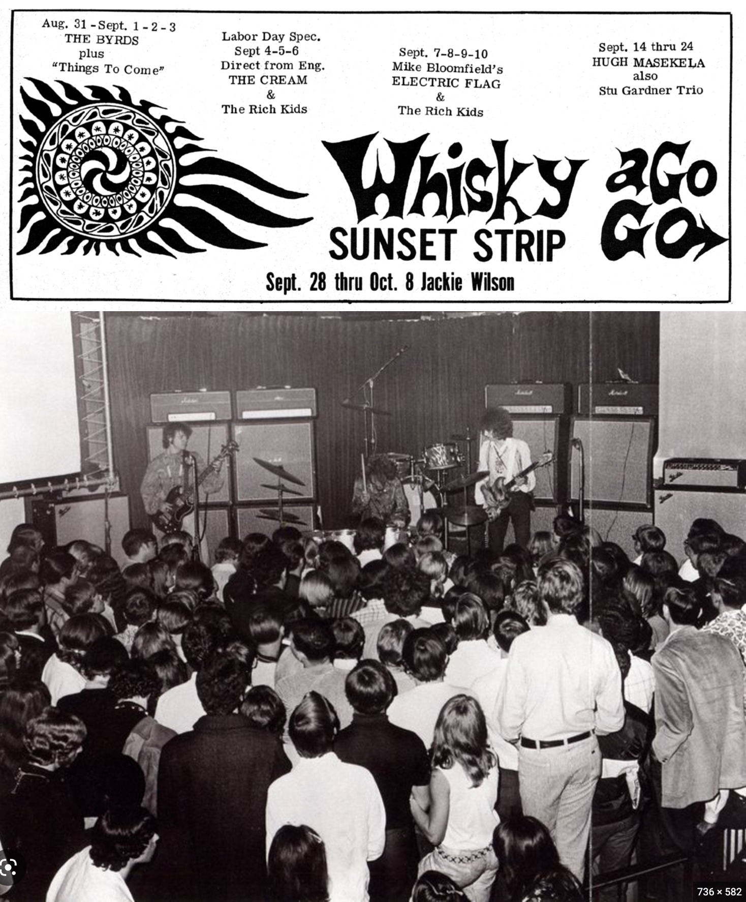Cream at the Whisky A Go-Go, LA 1967