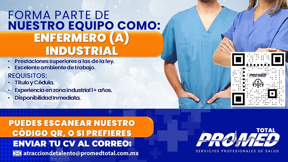 PromedTotal Slp - Únete a nuestro equipo de trabajo como:...