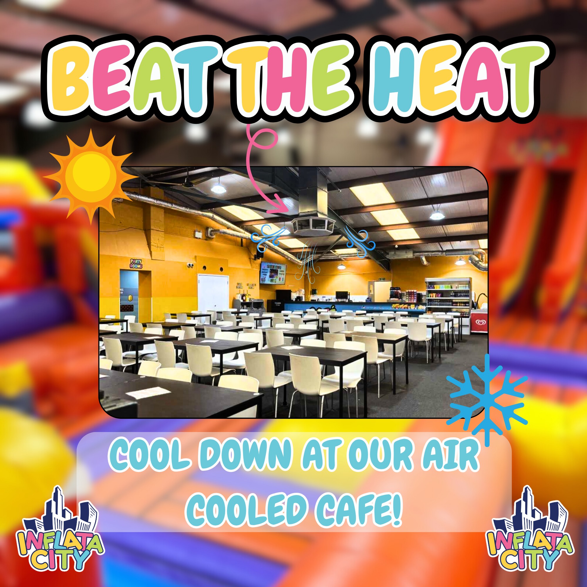 Inflata City - ☀️ TOO HOT TO HANDLE? ️ Not at... | Facebook