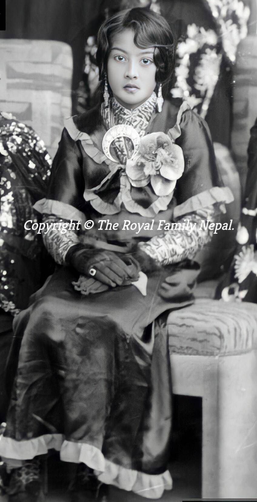 The Royal - Queen Mother Ratna as a teen - Ratna Rajya Laxmi Rana ...