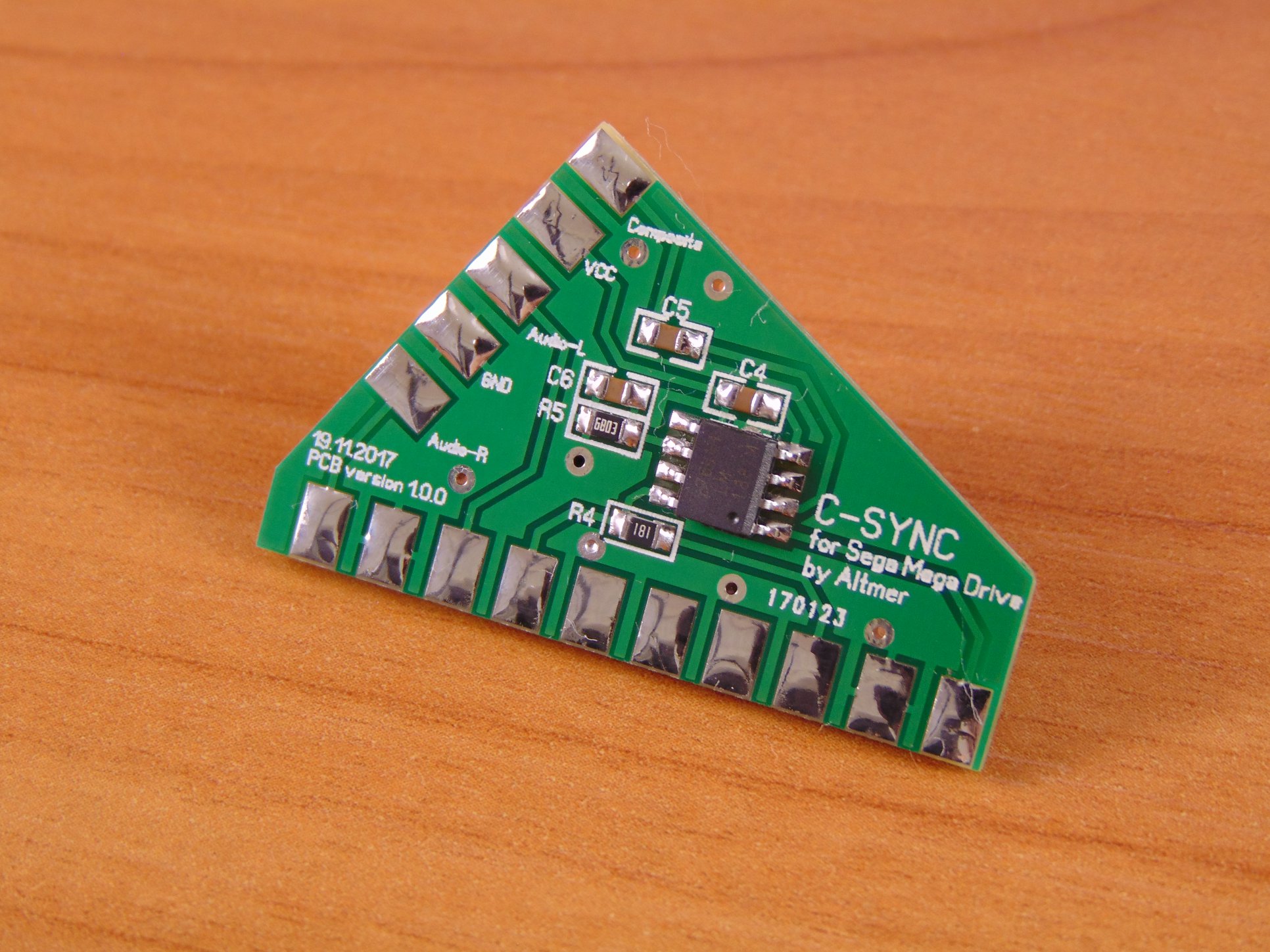 C-SYNC board for RGB SCART cable, by Altmer. #rgb #scart #sync