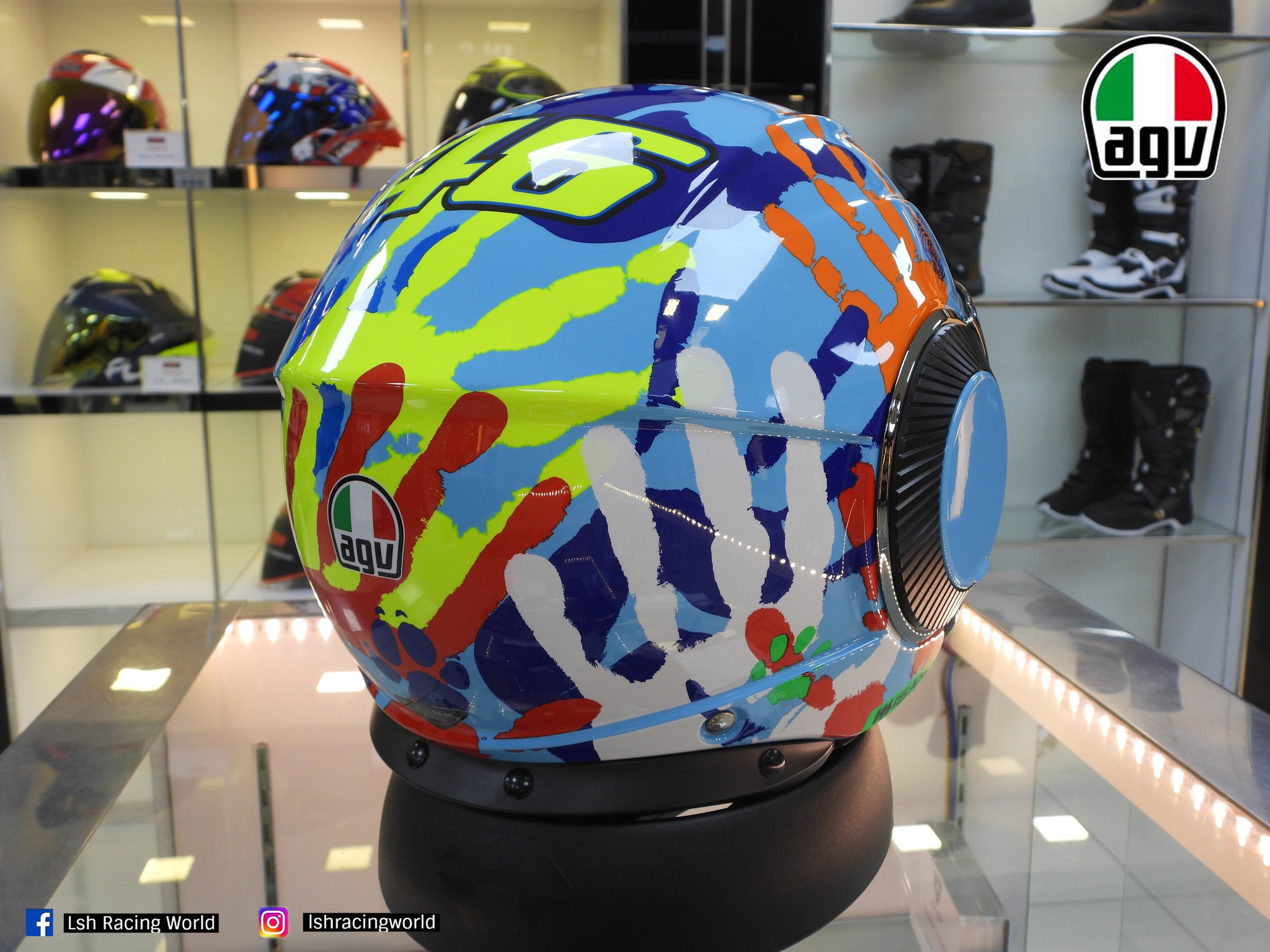 agv fluid jet helmet Top Valencia Helmet, L Automotive EM MOTO | AGV -