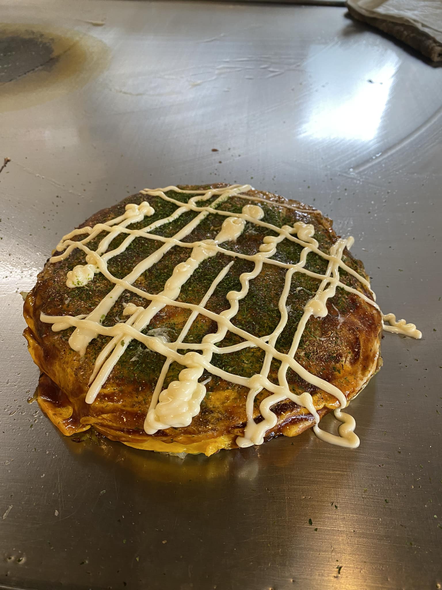 今日のランチ！ 久しぶりに平戸市津吉のお好み焼き屋さん、きゃべつ畑