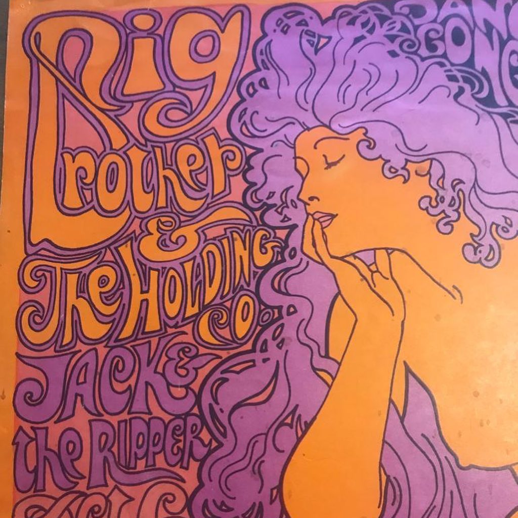 RARE POSTER 💜🧡 A fabulous find! An original 1967 psychedelic