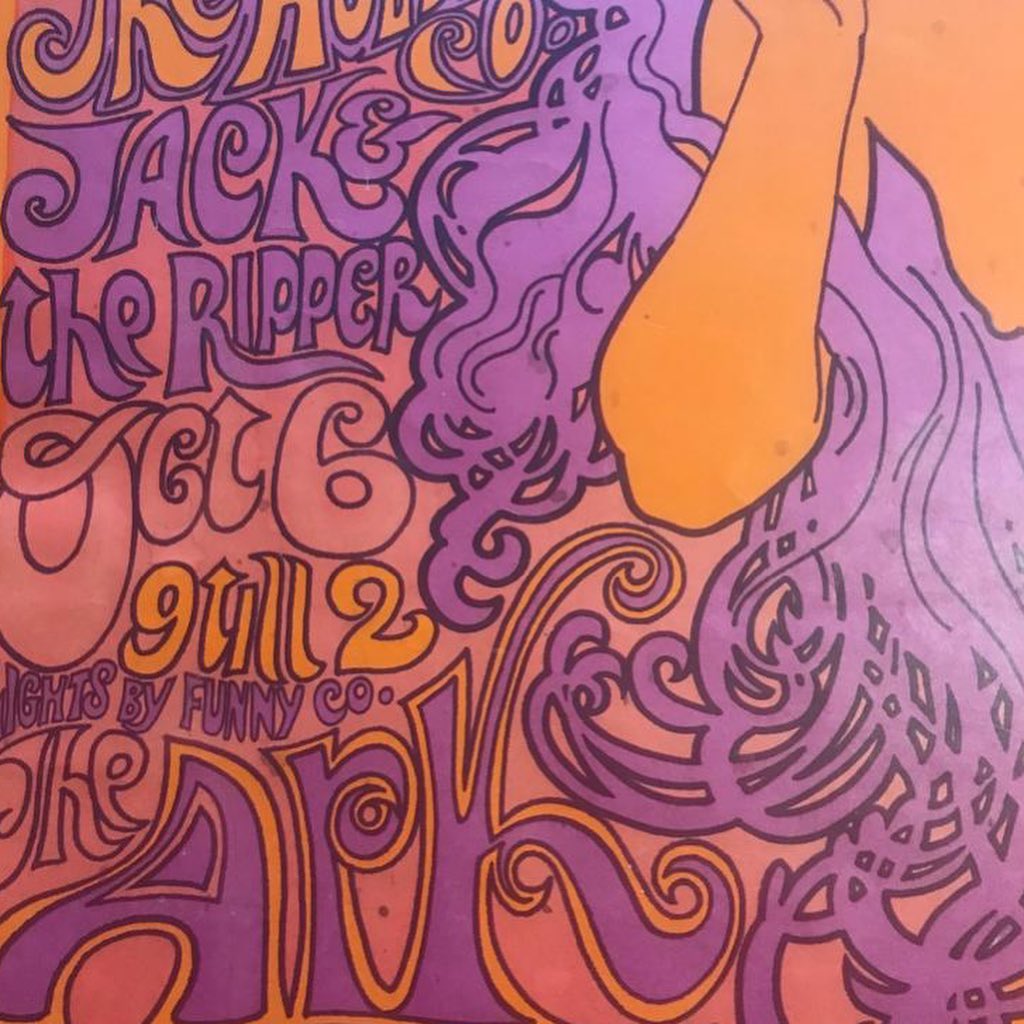 RARE POSTER 💜🧡 A fabulous find! An original 1967 psychedelic