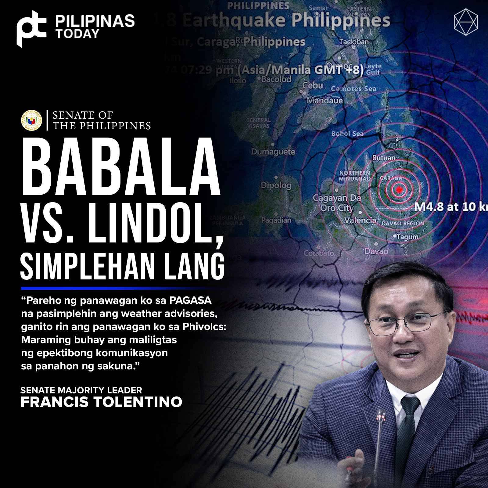 Pilipinas - Kagaya ng kanyang panawagan sa Philippine Atmospheric ...