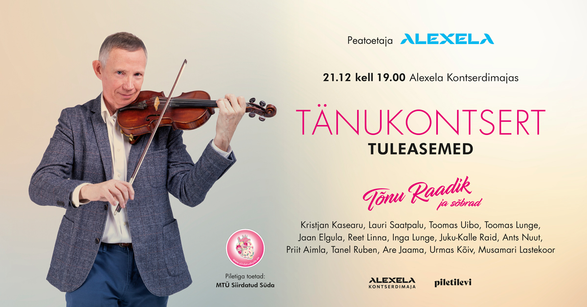 Tõnu Raadiku tänukontsert 