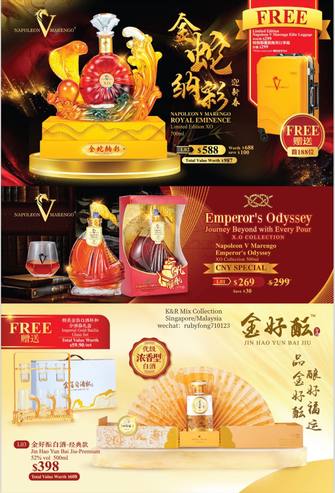 K&R Mix Collection Singapore/Malaysia