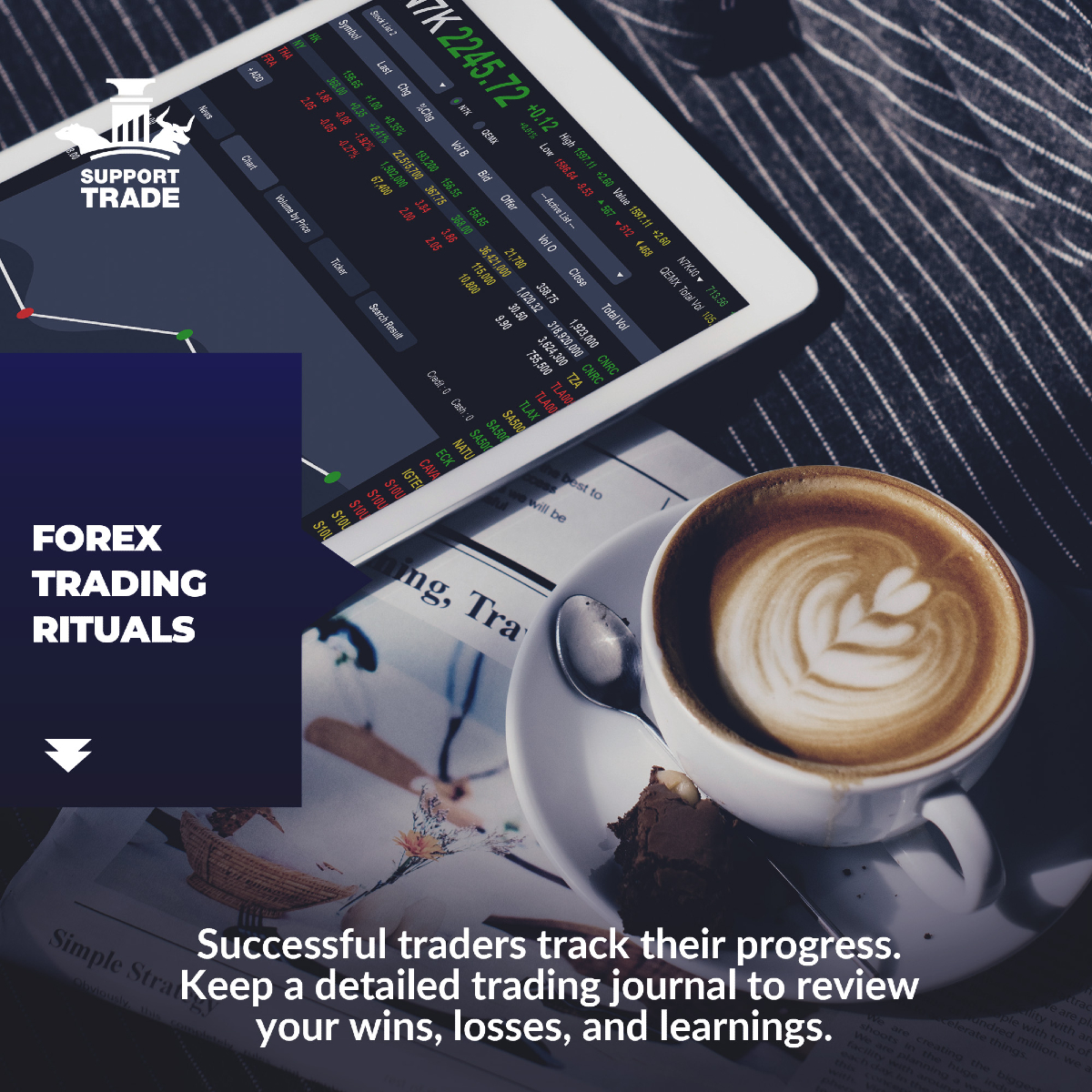 Support Trade - 💼 Successful traders track their progress....