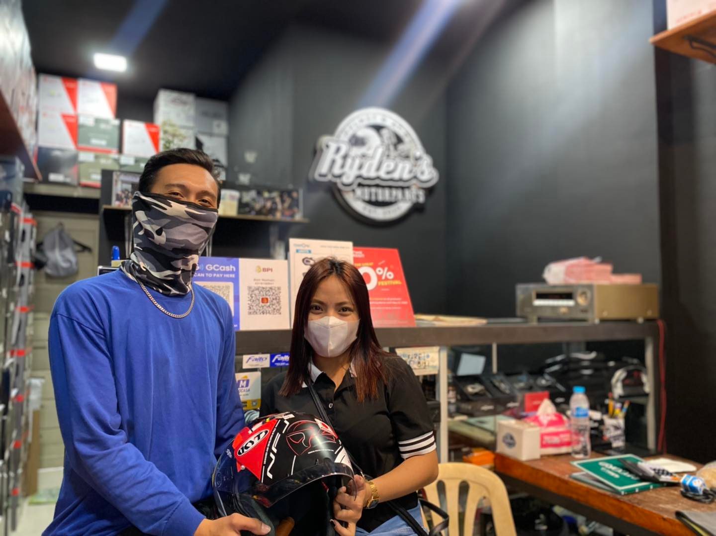 Happy and... Ryden’s Motorcyle Parts and Accessories Shop