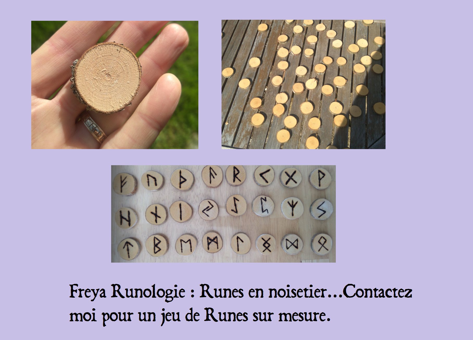 Set De Runes Nordiques En Bois – 13 Runes Gravées + 1 Vierge + Boîte – Divination, Méditation – Cadeau Spirituel
