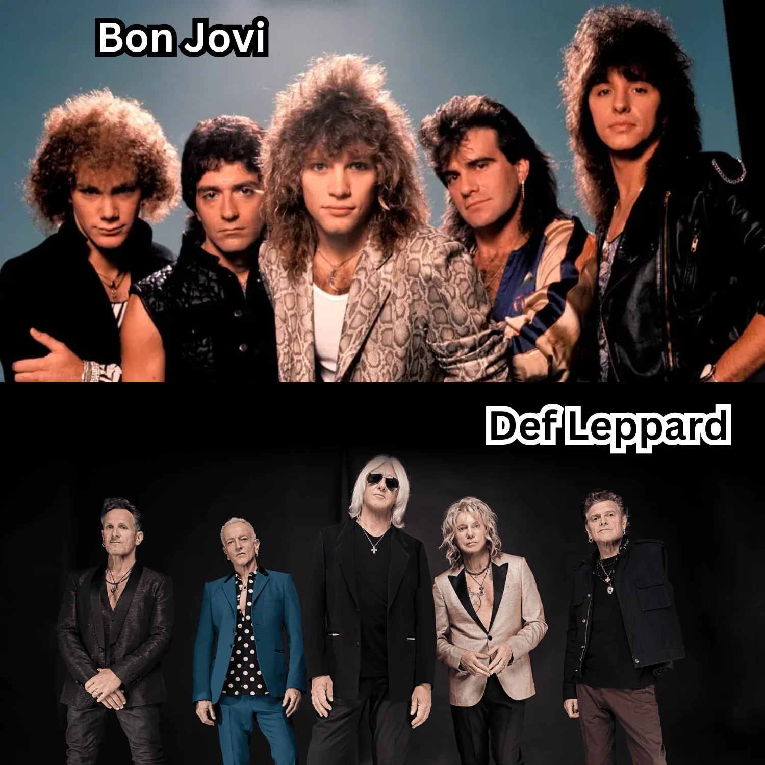 BON JOVI -vs- DEF LEPPARD Pick one song to stay alive! Too Late
