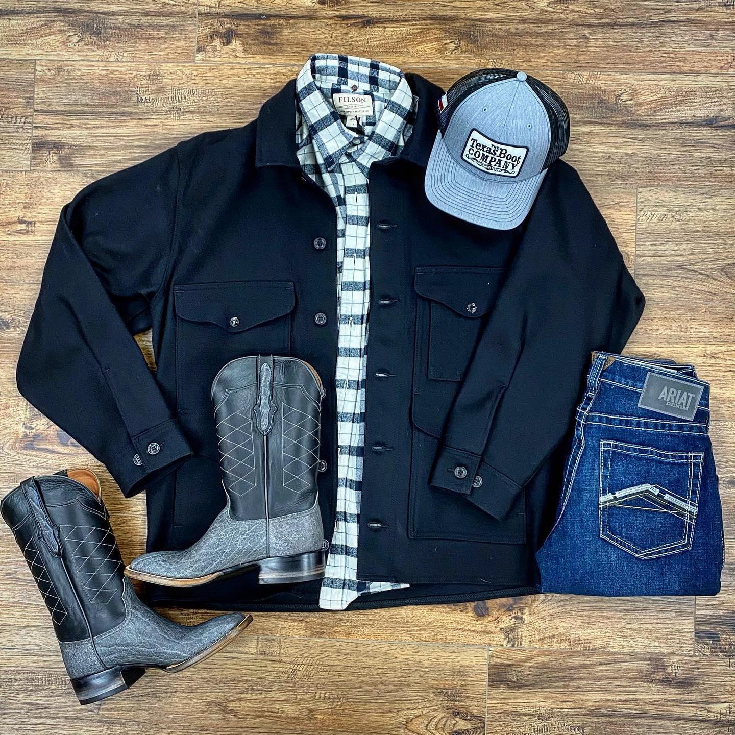 Sharp looks. Filson Black... - The Texas Boot Company