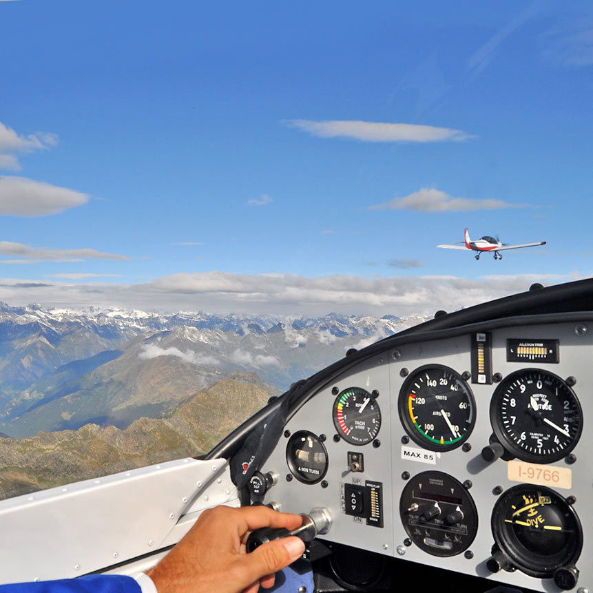 Flying the Zenith CH 650 with a bubble canopy view