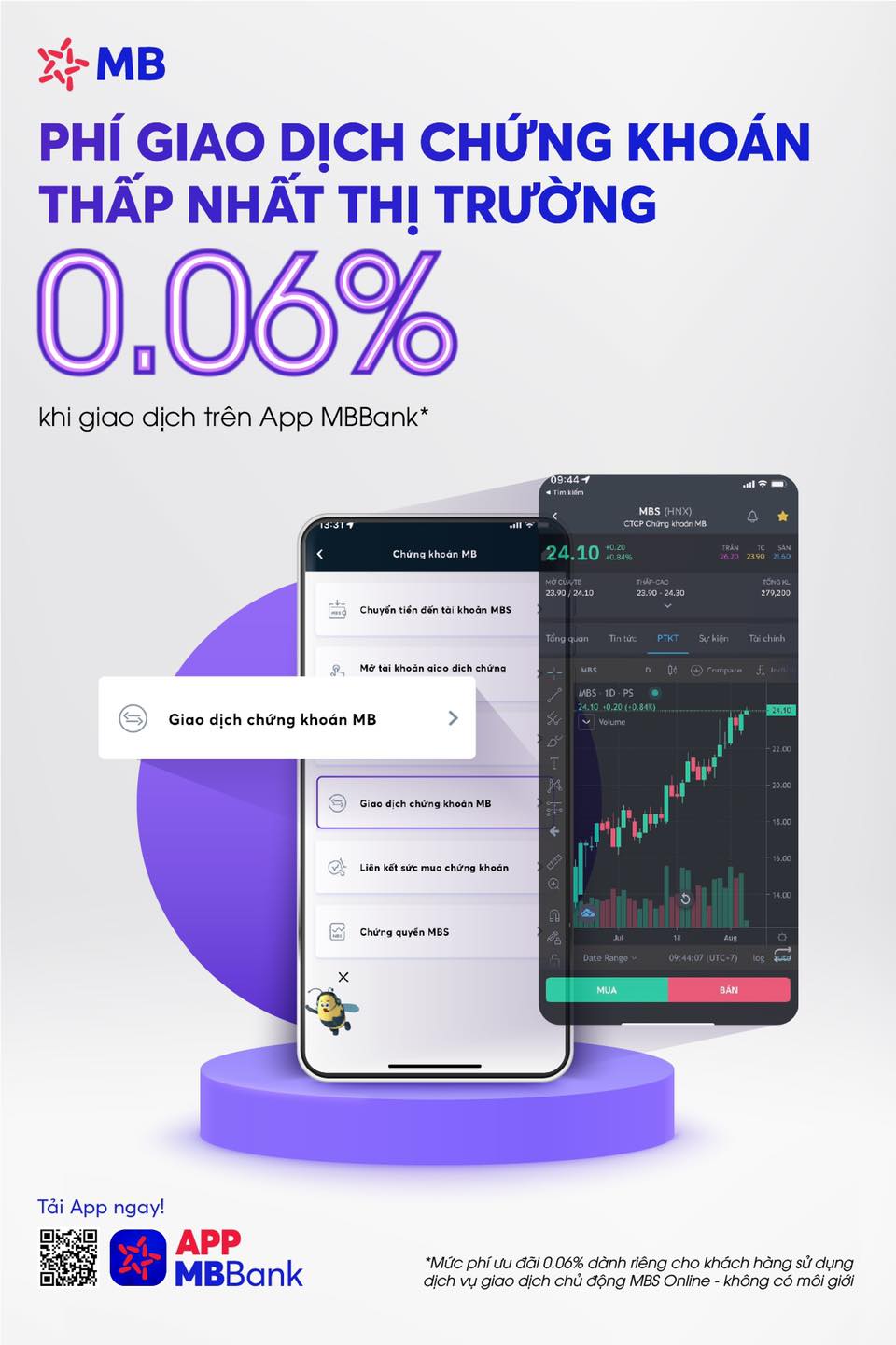 MBBank - 🤩🤩🤩 GIAO DỊCH CHỨNG KHOÁN VỚI MỨC PHÍ THẤP NHẤT... | Facebook