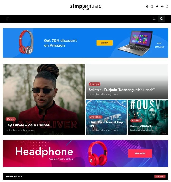 𝗦𝗜𝗠𝗣𝗟𝗘 𝖱𝖤𝖢𝖮𝖱𝖣𝖲 - A plataforma @simplemusic.ao está com uma...