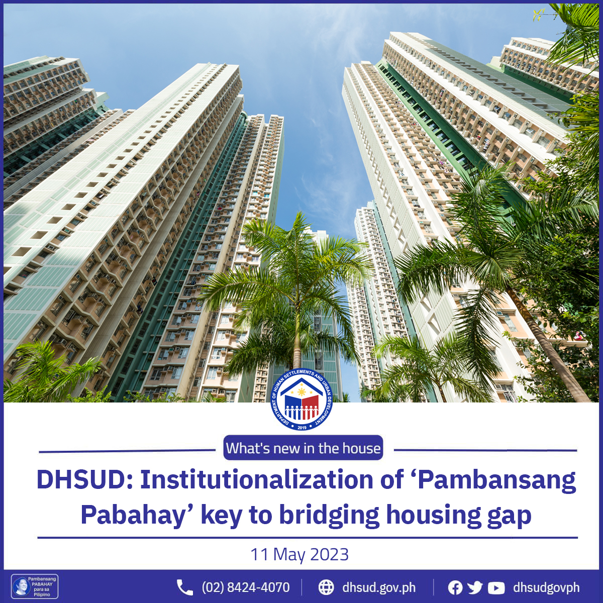 Department - WHAT'S NEW IN THE HOUSE. #DHSUD Secretary Jose Rizalino ...