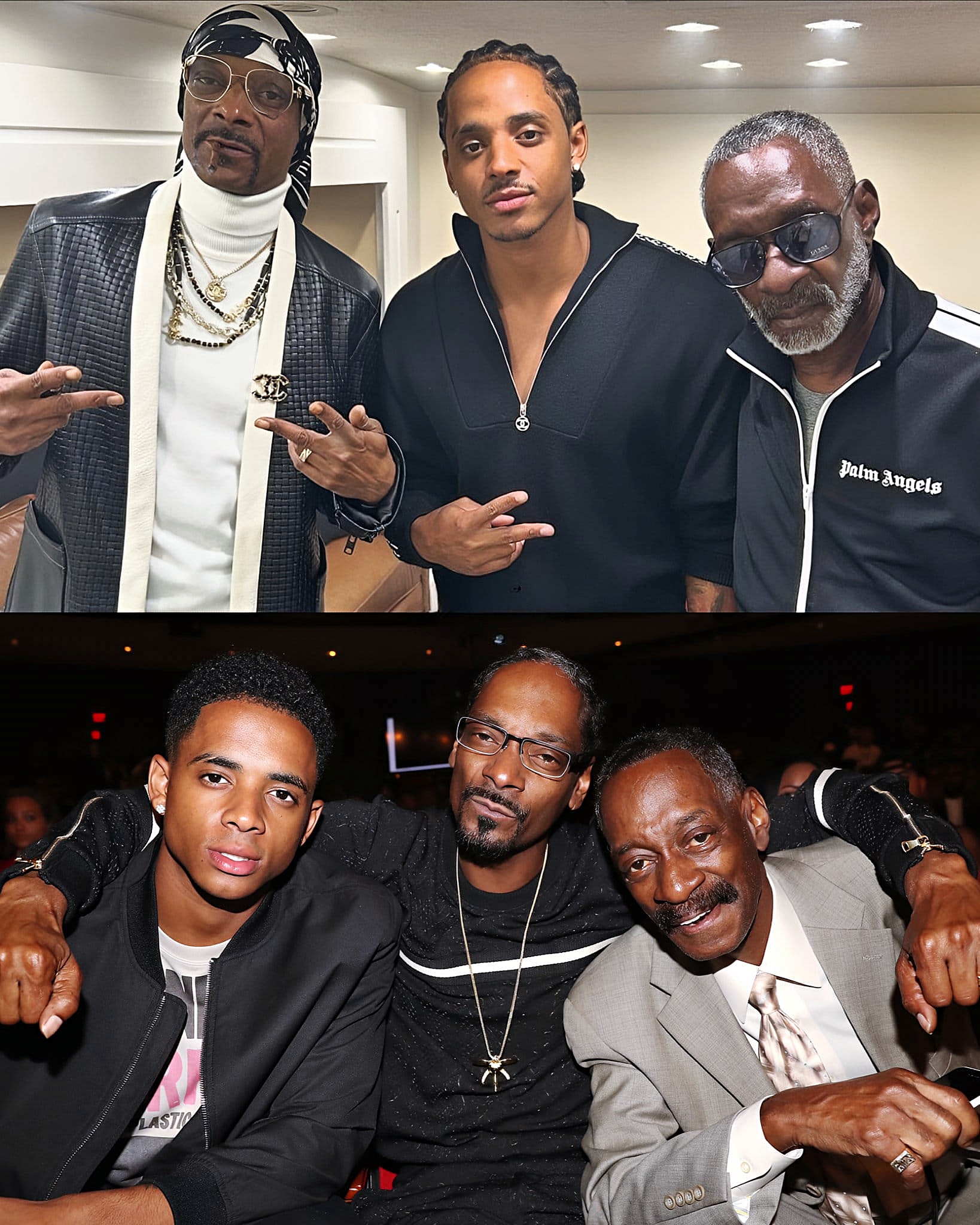 Hip - Snoop Dogg, His Son Cordell & His Father Vernall One photo three ...