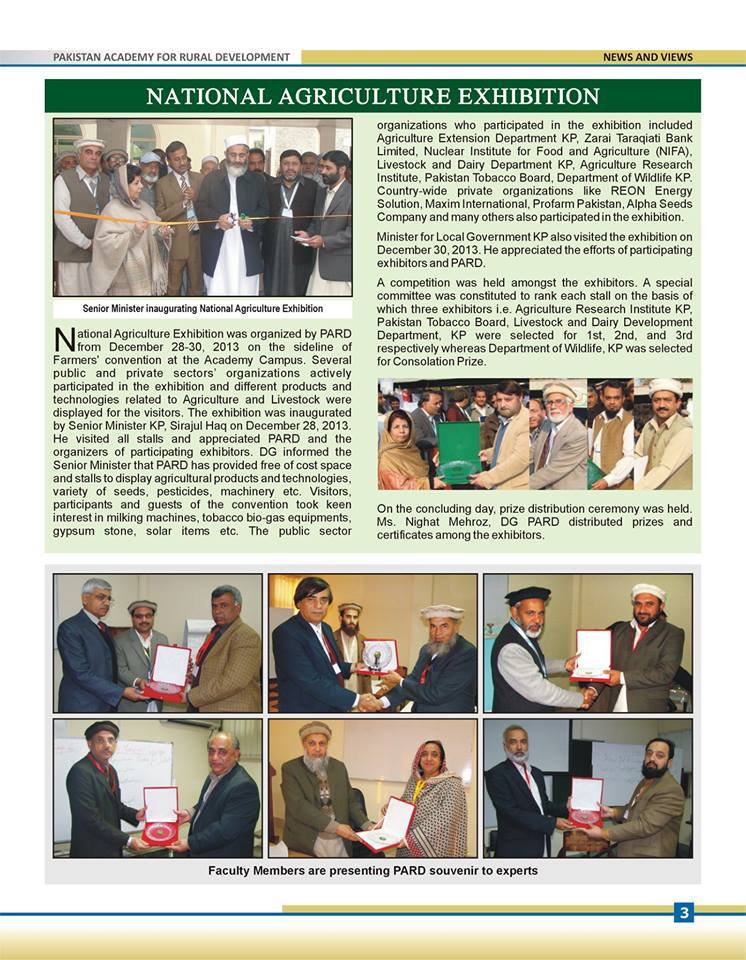 Pakistan Academy for Rural Development, Peshawar