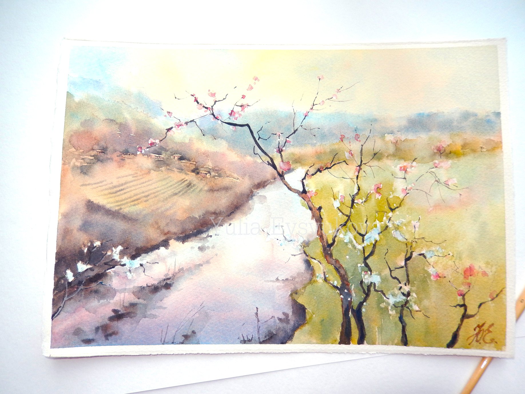 Airy Watercolor by Yulia Evsyukova