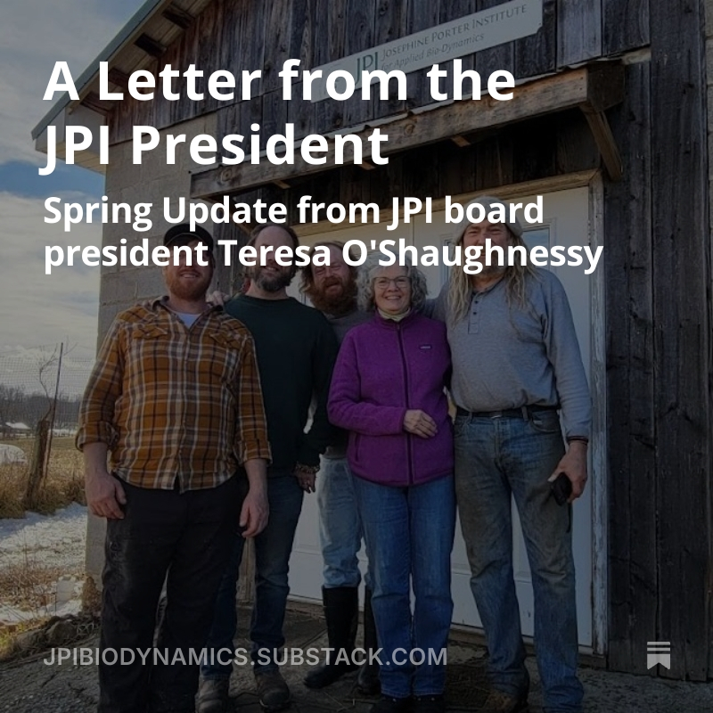 The Josephine - https://jpibiodynamics.substack.com/p/a-letter-from-the ...