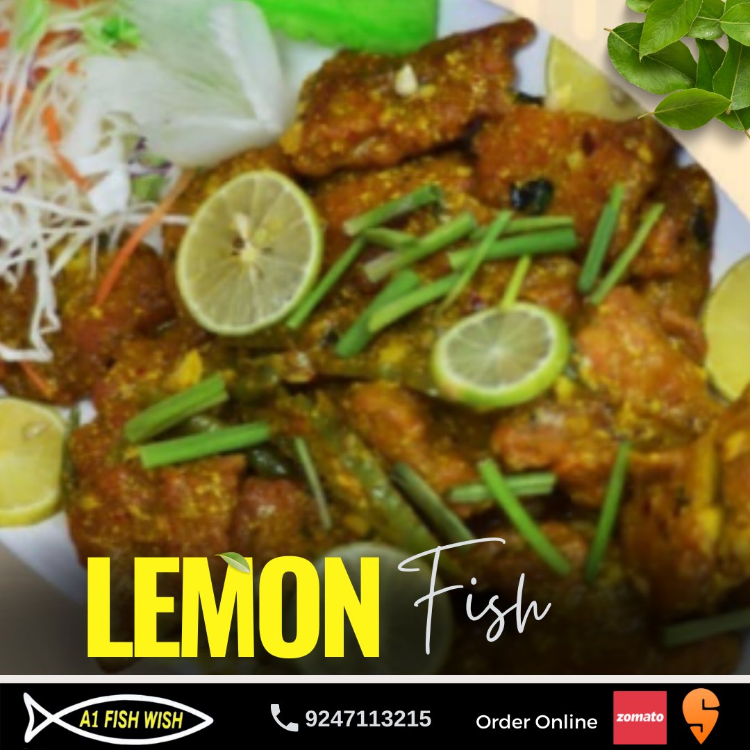 A1 - -——— 😘😘 Lemon Fish 😘😘 ———- Dine-In or Order Online: 🛵 𝗢𝗿𝗱𝗲𝗿 𝗼𝗻 ...