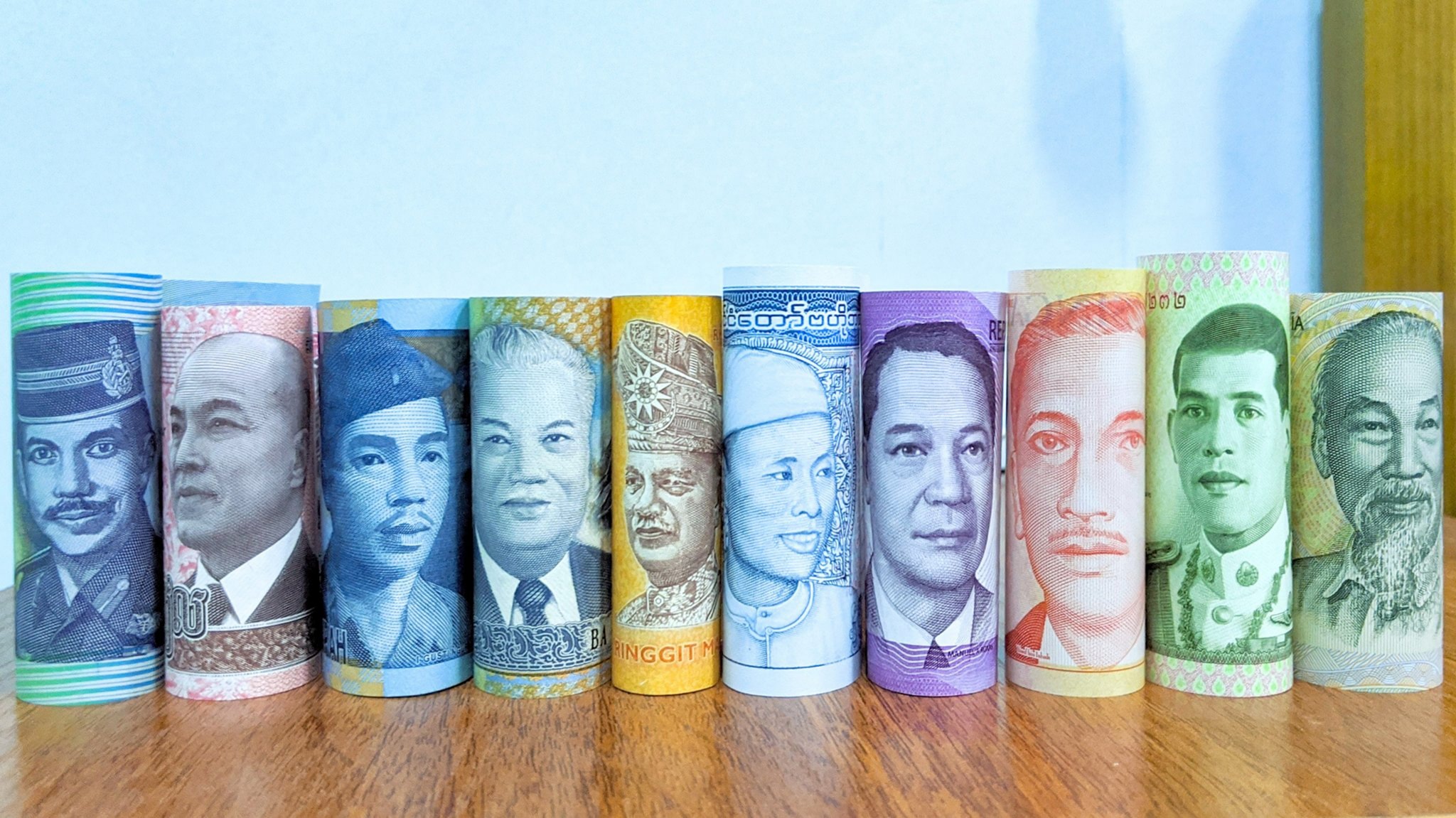 Amazing - #ASEAN banknotes - Sort by English alphabet from left to ...