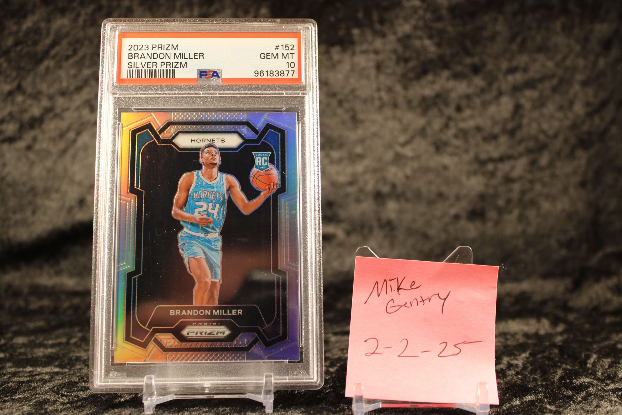 Brandon Miller Psa 10 Silver prizm $135 shipped Paypal goods and 