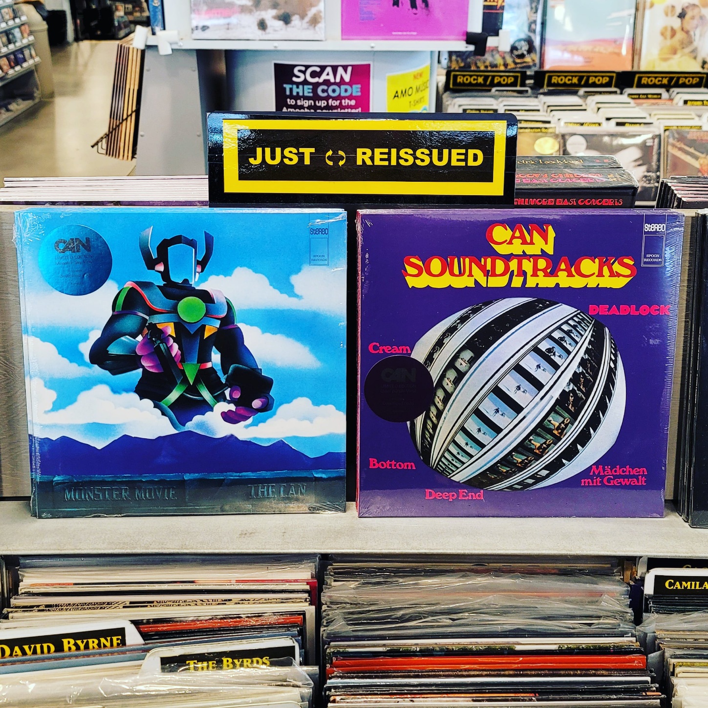 FINAL COPY - Can - Monster Movie (Blue Vinyl) Now-deleted limited 