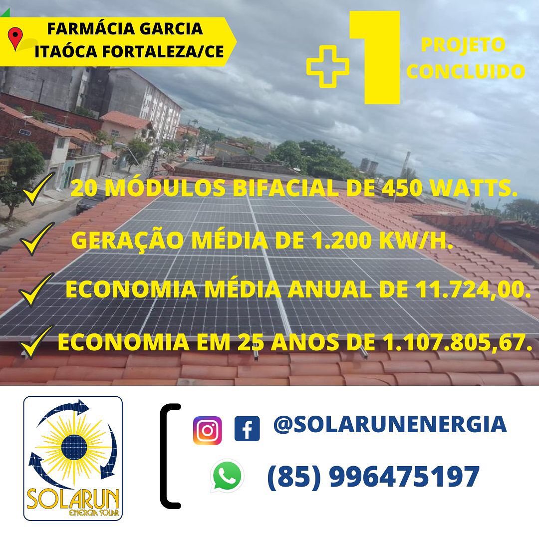📍Projeto entregue em... - Solarun Energia Fotovoltáica | Facebook