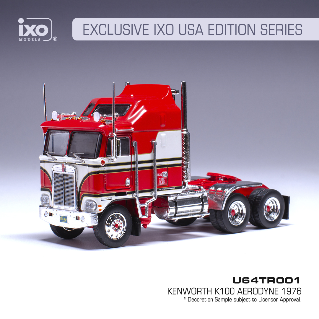 1976 Kenworth K100 Aerodyne diecast model by iXO America