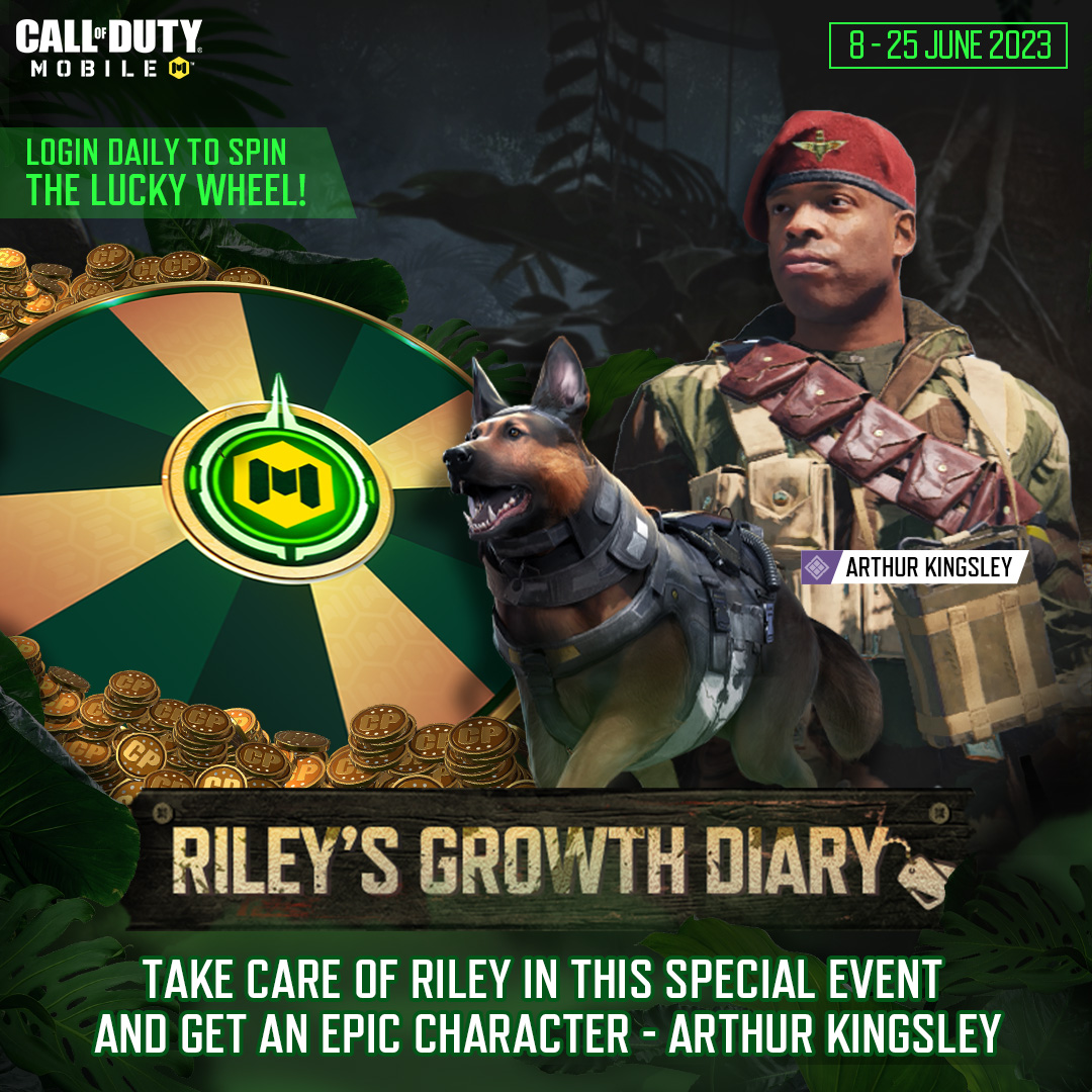 🐶 RILEY'S GROWTH DIARY 🐶... - Garena Call of Duty Mobile
