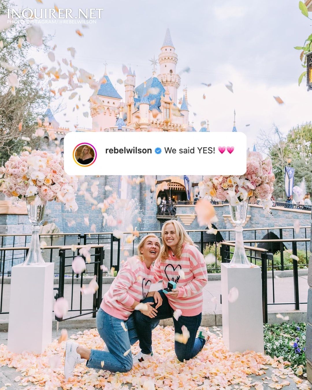 INQUIRER.net - THEY SAID YES! 💍💗 LOOK: Hollywood star...