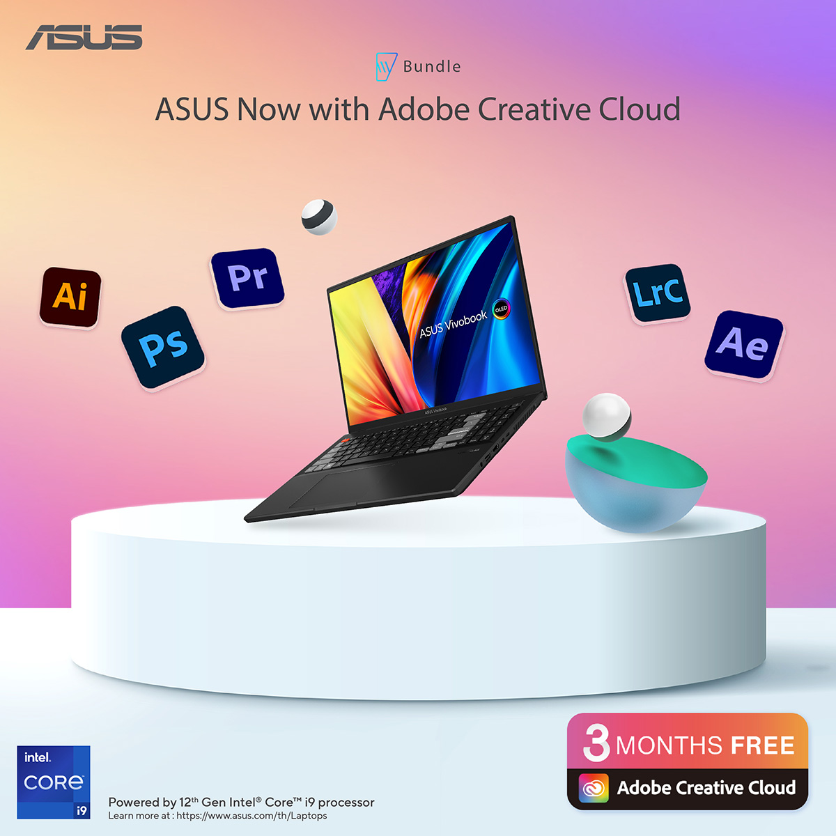 ASUS - ASUS Now with Adobe Creative Cloud ซื้อเครื่องพร้อมรับเมมเบอร์ ...