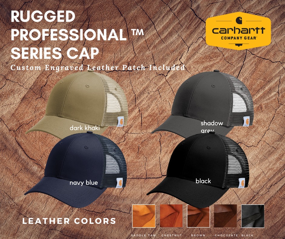 New Carhartt Griggs fleece visor cap with a blaze orange crown and