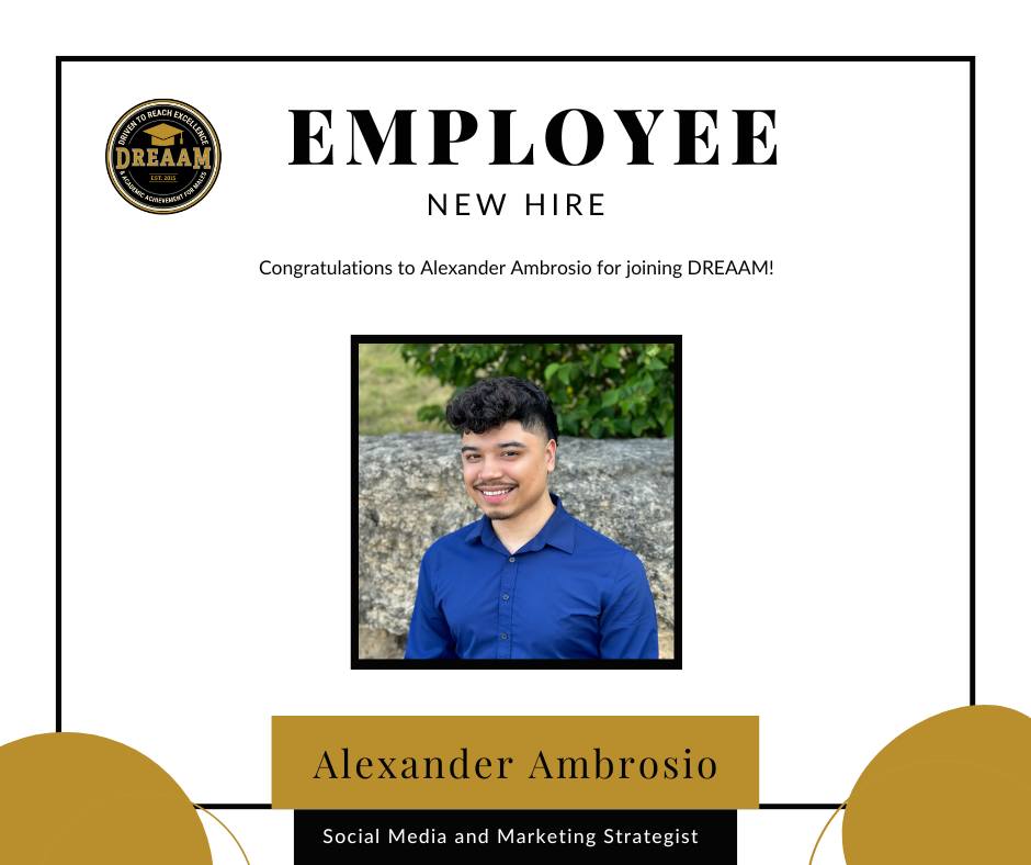 🎉 Big congratulations to Alexander Ambrosio for joining DREAAM as our ...