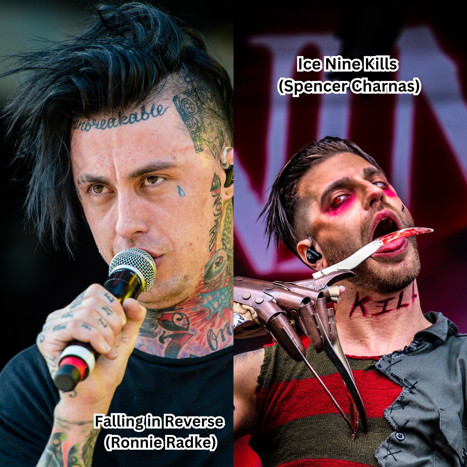 Falling in Reverse and Ice Nine Kills: modern metal's theatrical