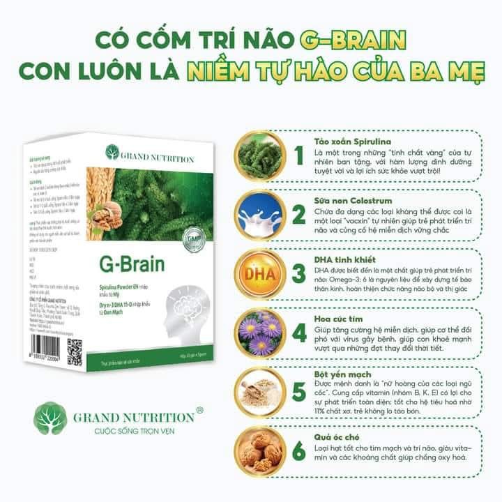 Cốm GBrain - GBrain Gold Việt Nam Chính Hãng