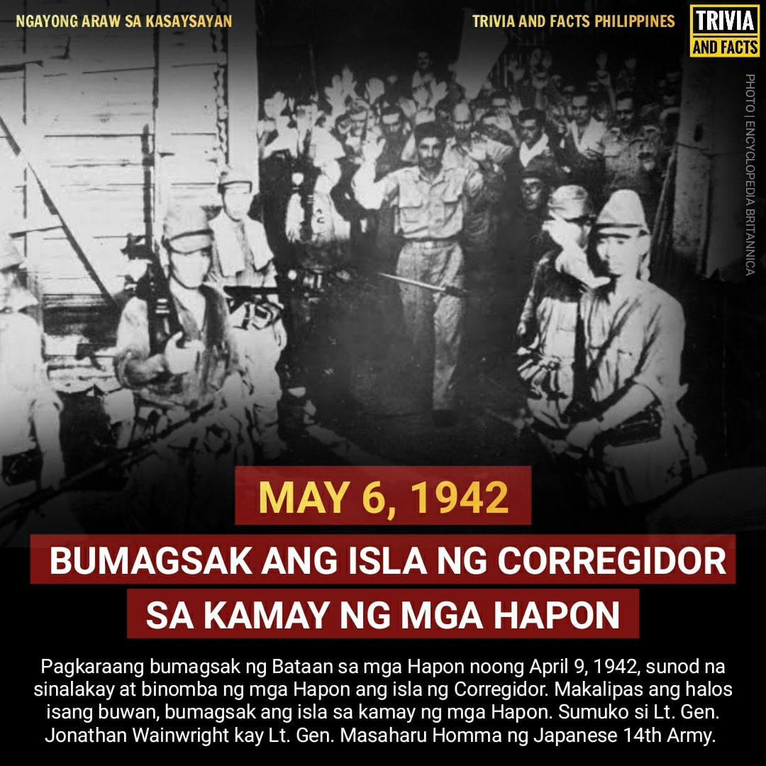 𝗧𝗛𝗘 𝗙𝗔𝗟𝗟 𝗢𝗙 𝗖𝗢𝗥𝗥𝗘𝗚𝗜𝗗𝗢𝗥... - Trivia and Facts Philippines | Facebook