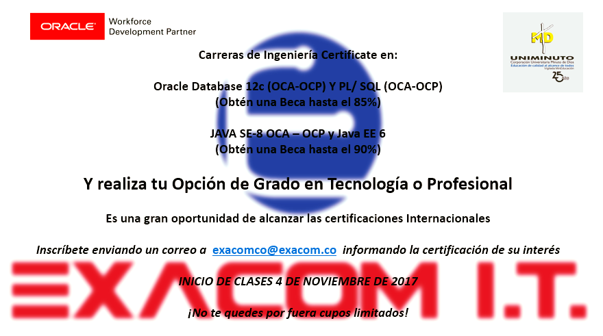 Exacom It - Carreras de Ingeniería Certificate en:...