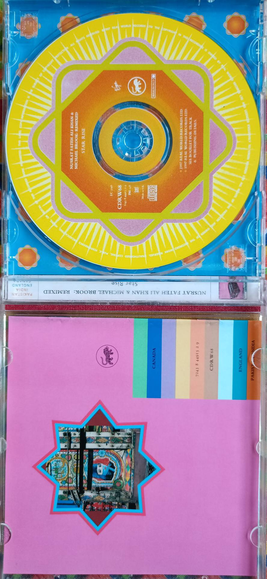 Nusrat Fateh Ali khan n micheal brooks.remixed .album.Star Rise