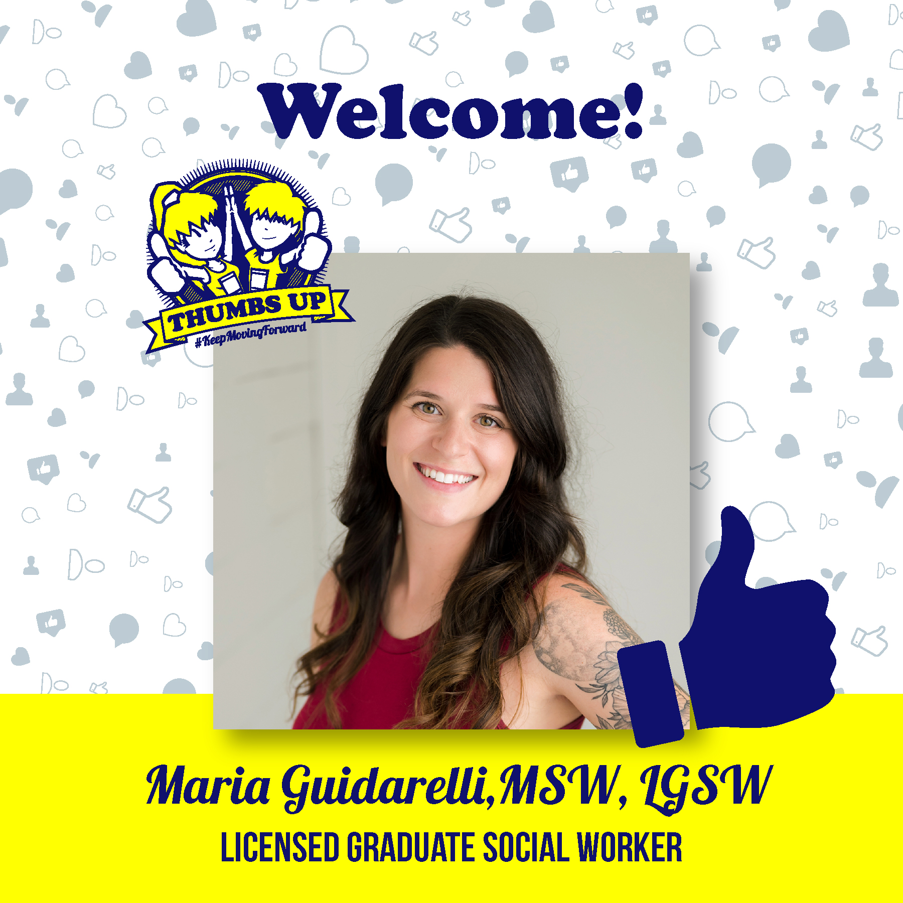 Thumbs - 💛 WELCOME MARIA! 💙 We'd like to introduce you to our newest ...