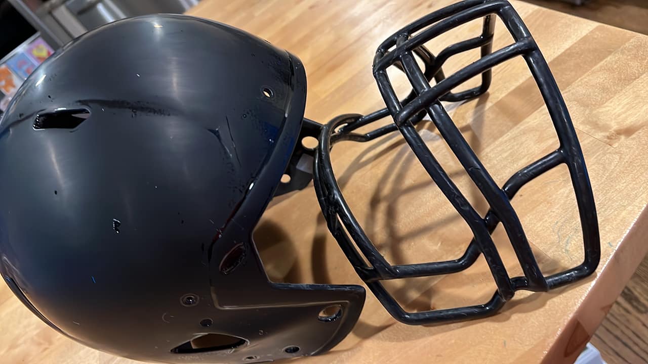 fake football helmets halloween Boise State Broncos Alternative Schutt Full Size Replica Helmet Perfect for sports events and promotions American Football Helmet Red Costume
